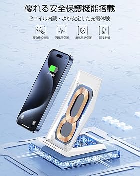Amazon.co.jp: NANAMI ワイヤレス充電器 (USB-C 20W出力の急速